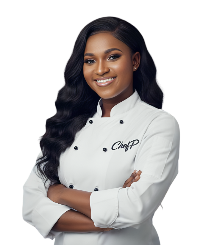 Chef with African cuisine